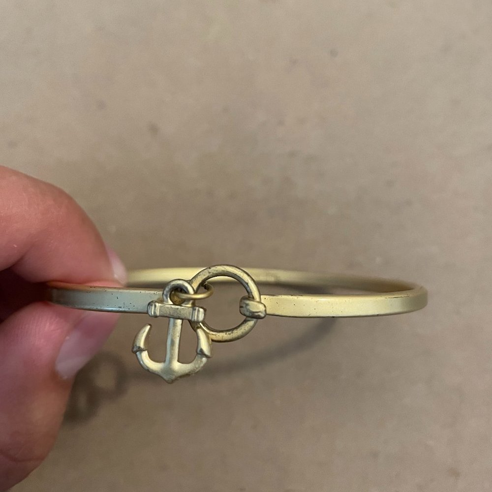 Spartina 449 Gold Anchor Bracelet